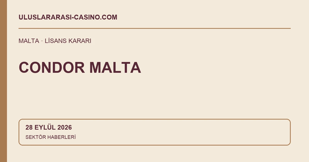CONDOR MALTA
